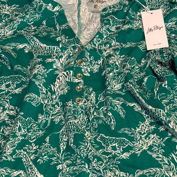 Lilly Pulitzer Jungle Print Long Sleeve Dress - Picture 2 of 2